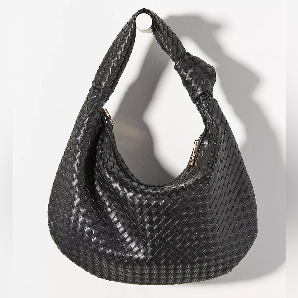 The Brigitte Satchel by Melie Bianco in Black